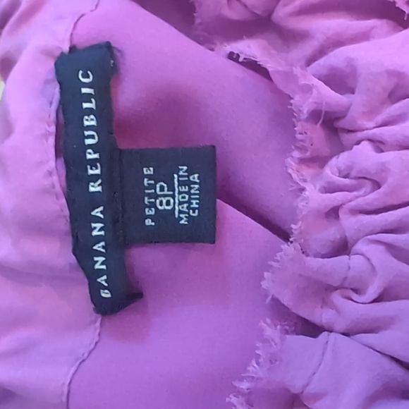 Banana republic 100% silk shift dress size 8P - Picture 3 of 7